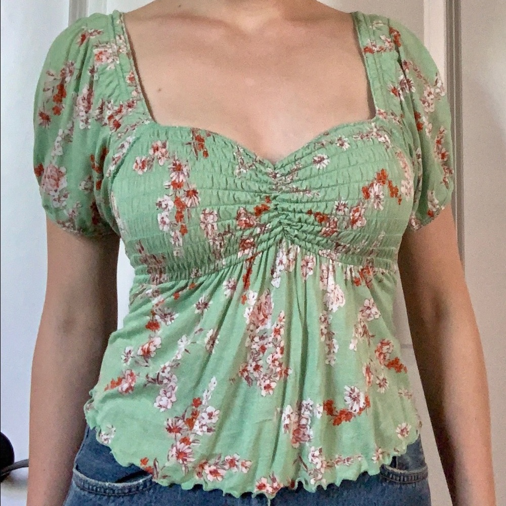 DISCONTINUED Urban Outfitters Y2K Babydoll Crop Top